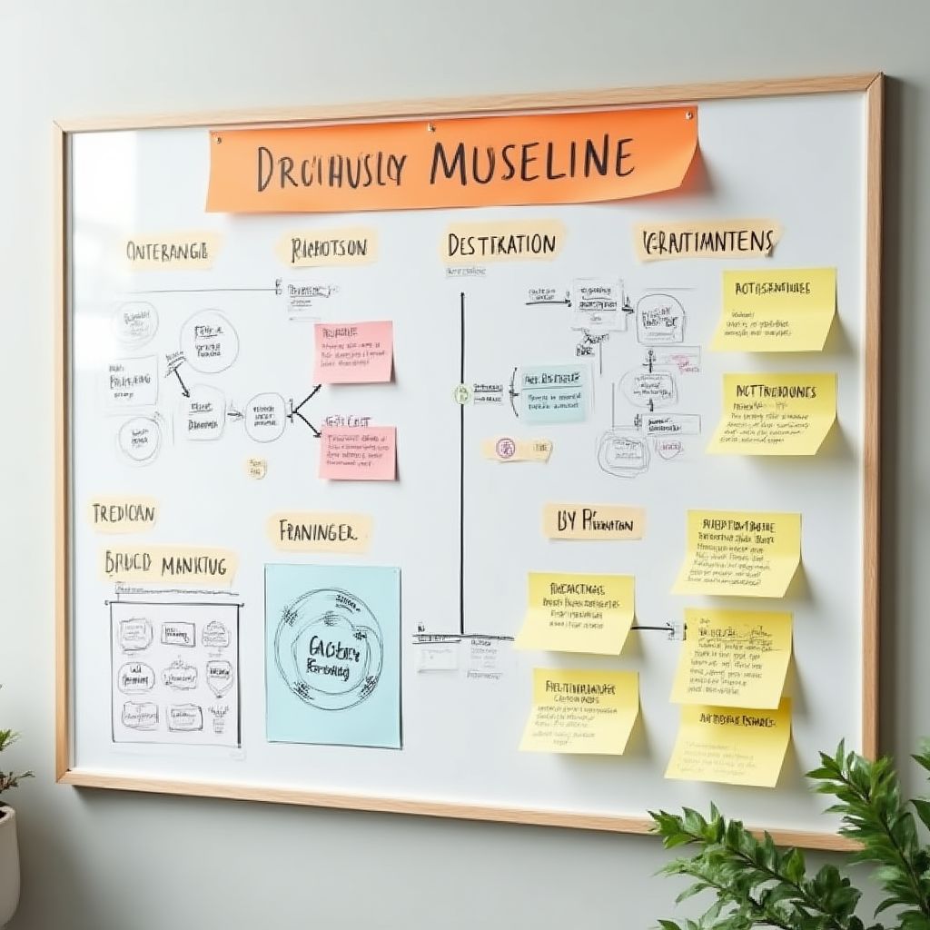 Vize a mise AffiliatePro vizualizovaná na nástěnce